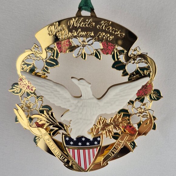 1998 Official White House Christmas Ornament Commemorates the 15th President - Picture 5 of 16